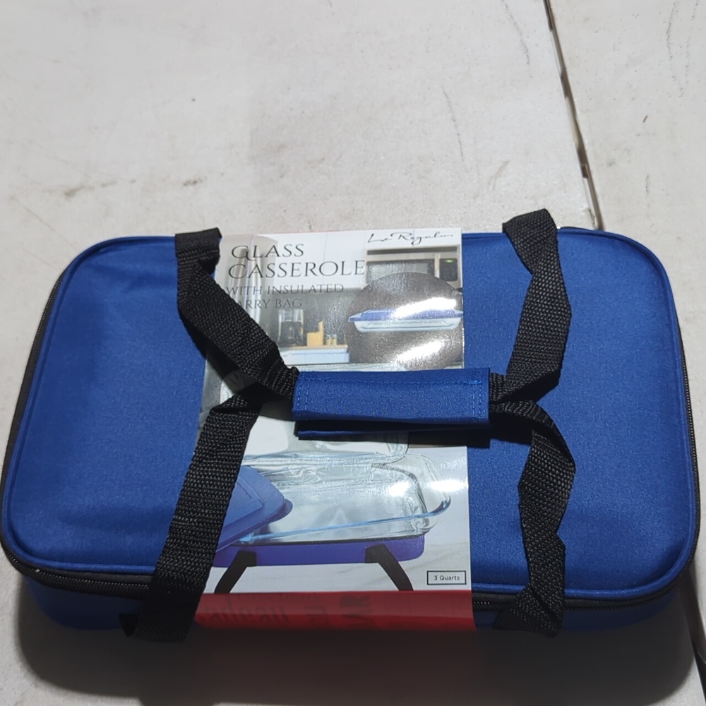 Glass casserole dish